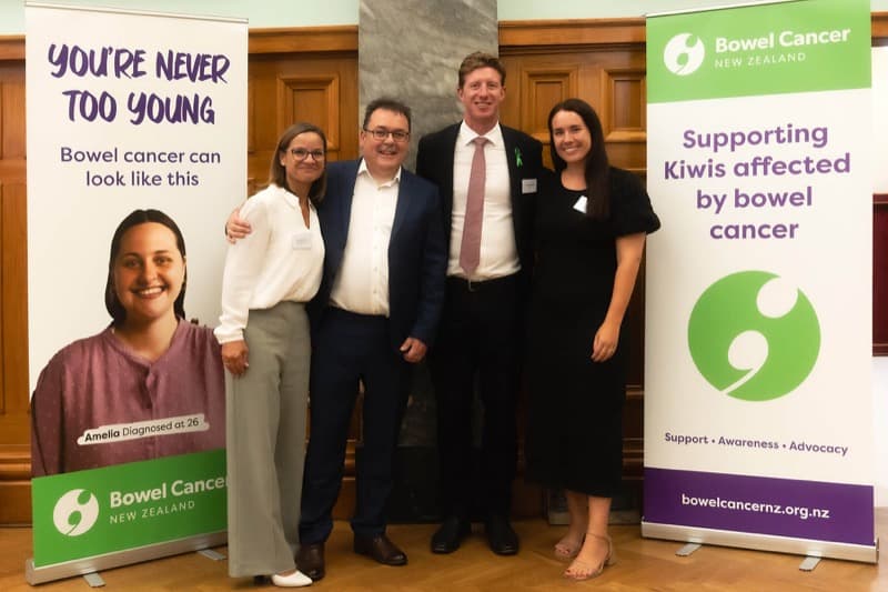The Bowel Cancer New Zealand team