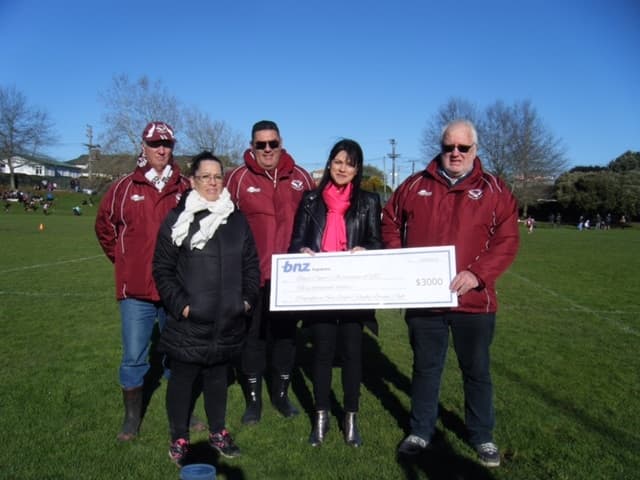 Generous donation from the Papakura Sea Eagles Rugby League Club