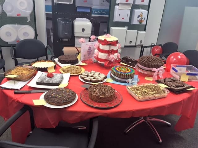 Cottonsoft's annual bake-off fundraising for Bowel Cancer New Zealand