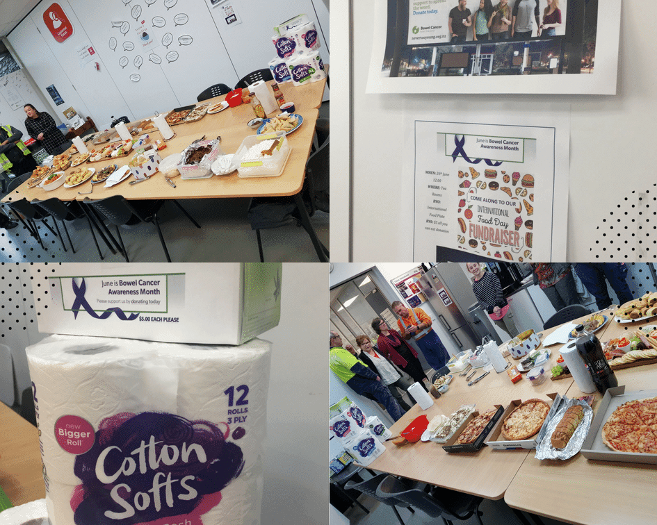 International food day fundraiser at Cottonsoft