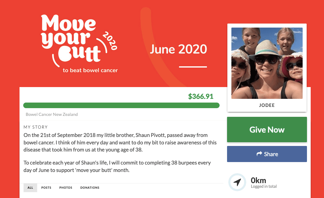 So, you’ve signed up to Move your Butt?