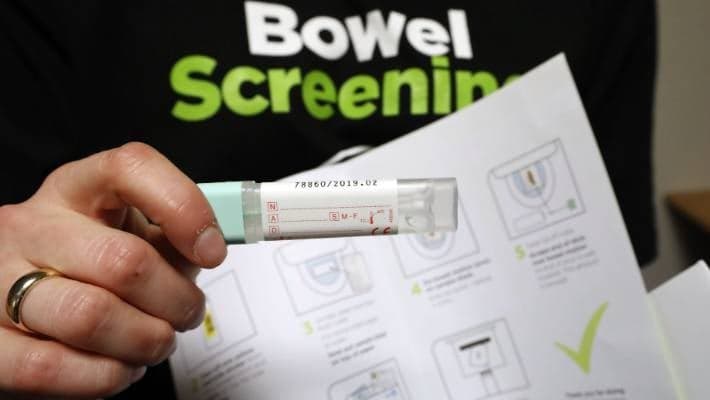 Overdue bowel screening finally hits halfway mark