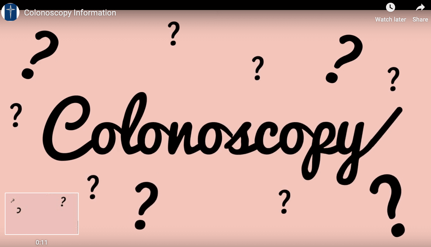 Animated colonoscopy video reduces patient anxiety