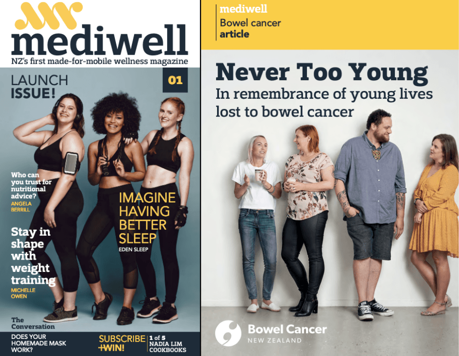 MediWell Magazine's 'Never Too Young' article