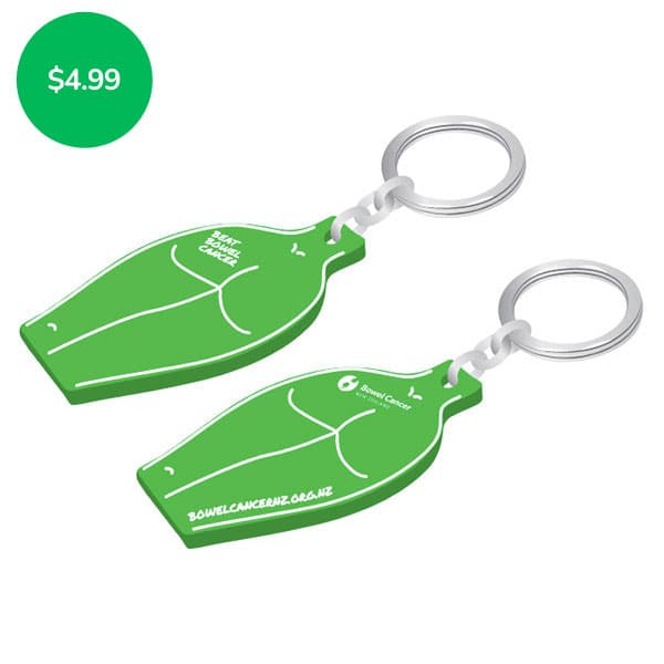 Beat Bowel Cancer Key Ring