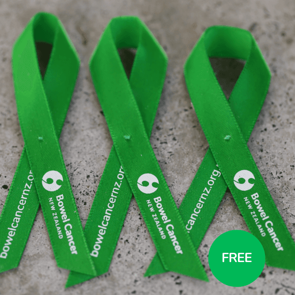 Bowel Cancer New Zealand Ribbon