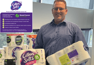 Cottonsofts gets in behind the fight against bowel cancer