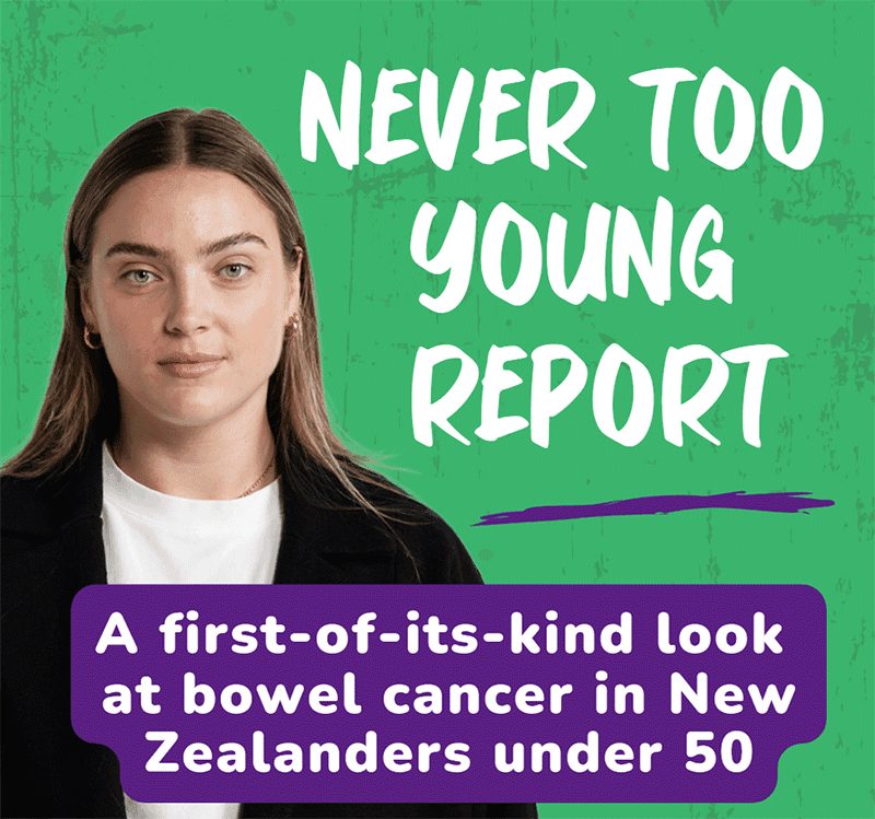 Young New Zealanders facing bowel cancer call for action as new report reveals gaps in care